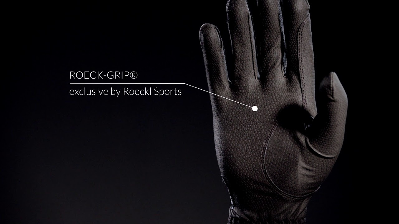 Roeckl Grip Junior handske i sort