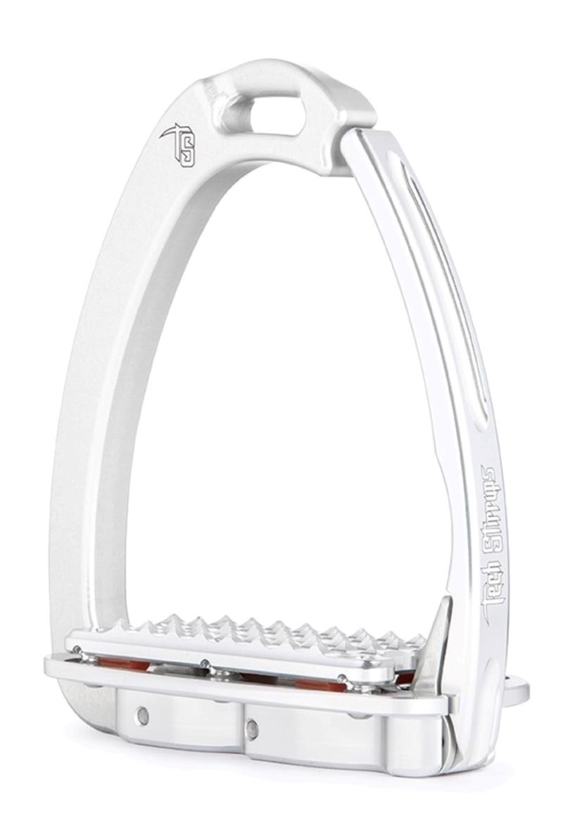 Tech Stirrups Venice Plus dressur stigbøjle | Sølv str. 38+