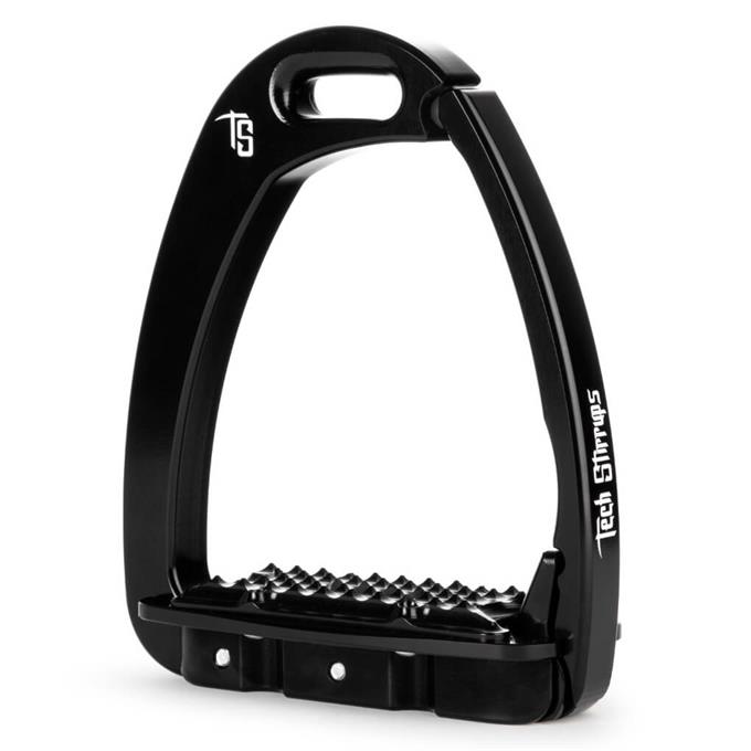 Tech Stirrups Venice Young Evo stigbøjle | Sort str. 36 eller mindre