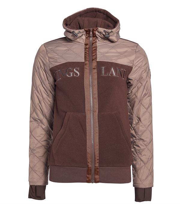 Kingsland Solis fleecejakke | Brown Iron
