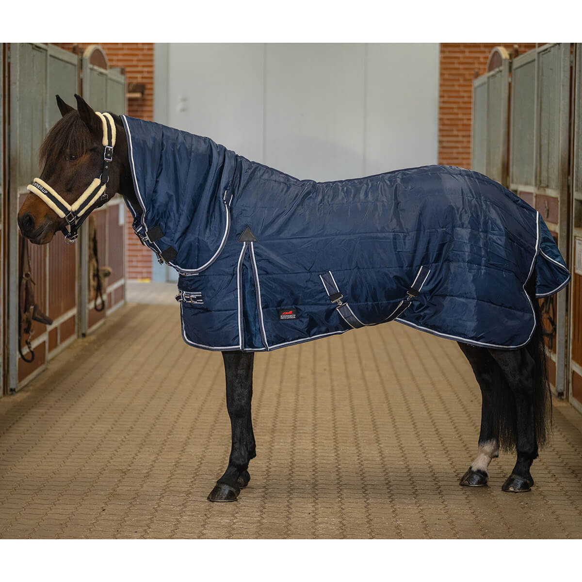Kinnerup Classic stalddækken m. fast hals 200G | Navy