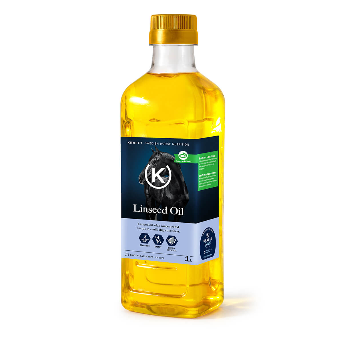 KRAFFT Linseed Oil - olie af hørfrø | 1L