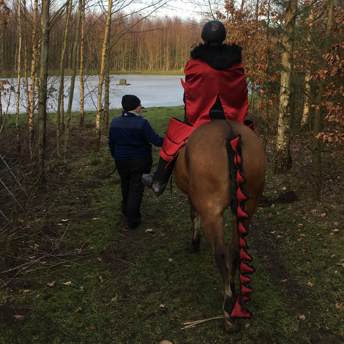 Drage kostume hest og rytter 01