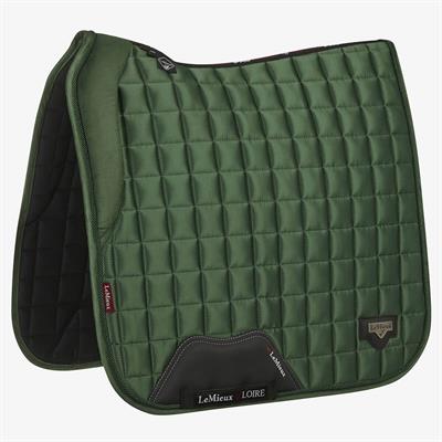 LeMieux Loire memory satin dressurunderlag | Hunter Green str. L