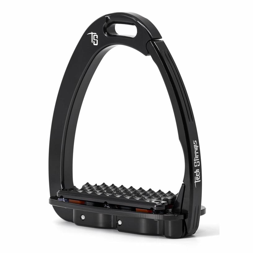 Tech Stirrups Venice Plus dressur stigbøjle | Sort str. 38+