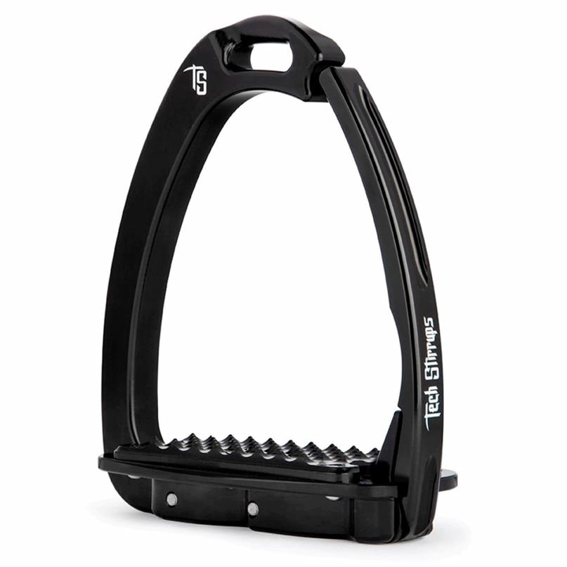Tech Stirrups Venice Sloped dressur stigbøjle | Sort str. 38+