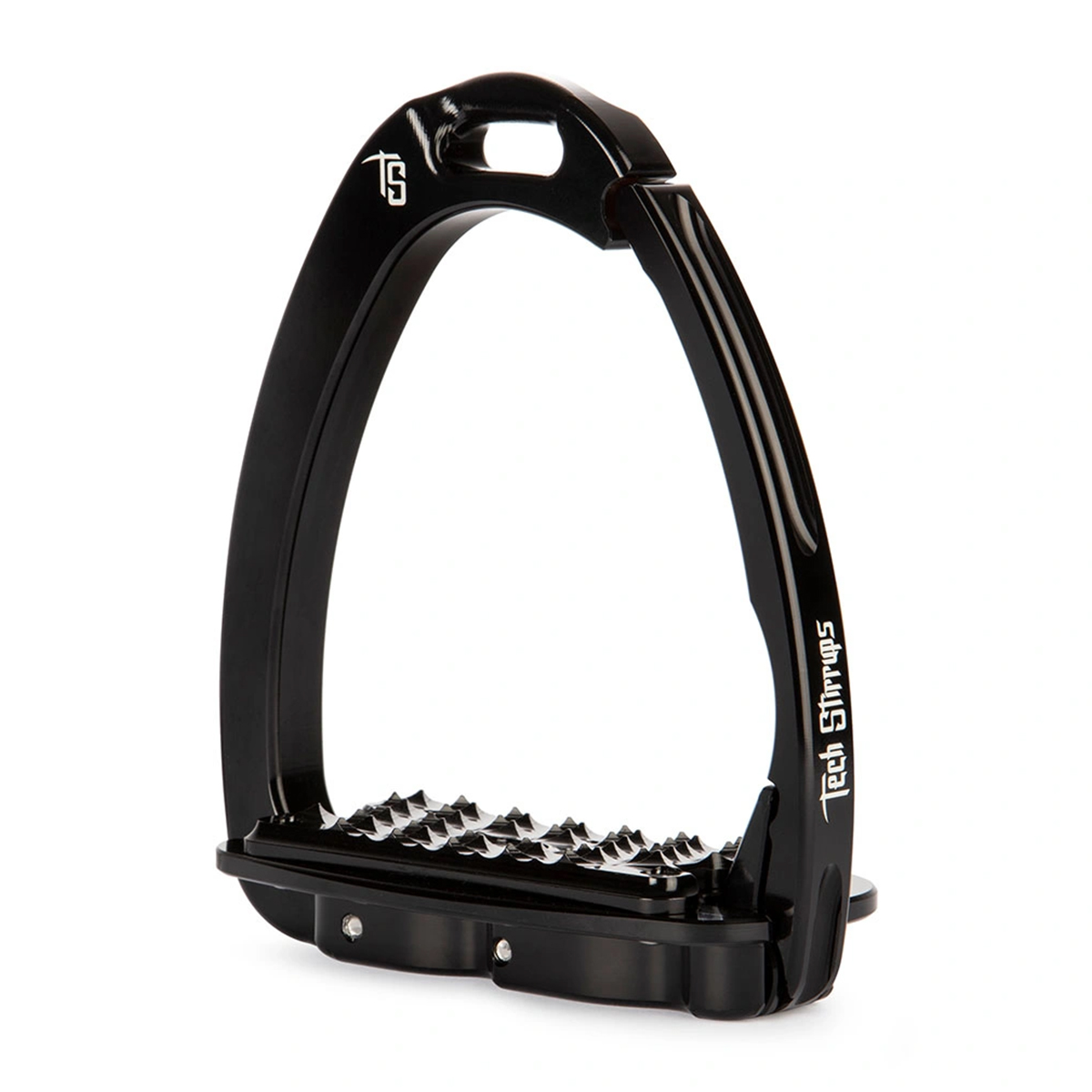 Tech Stirrups Venice Sloped Evo spring stigbøjle | Sort, str. 40+