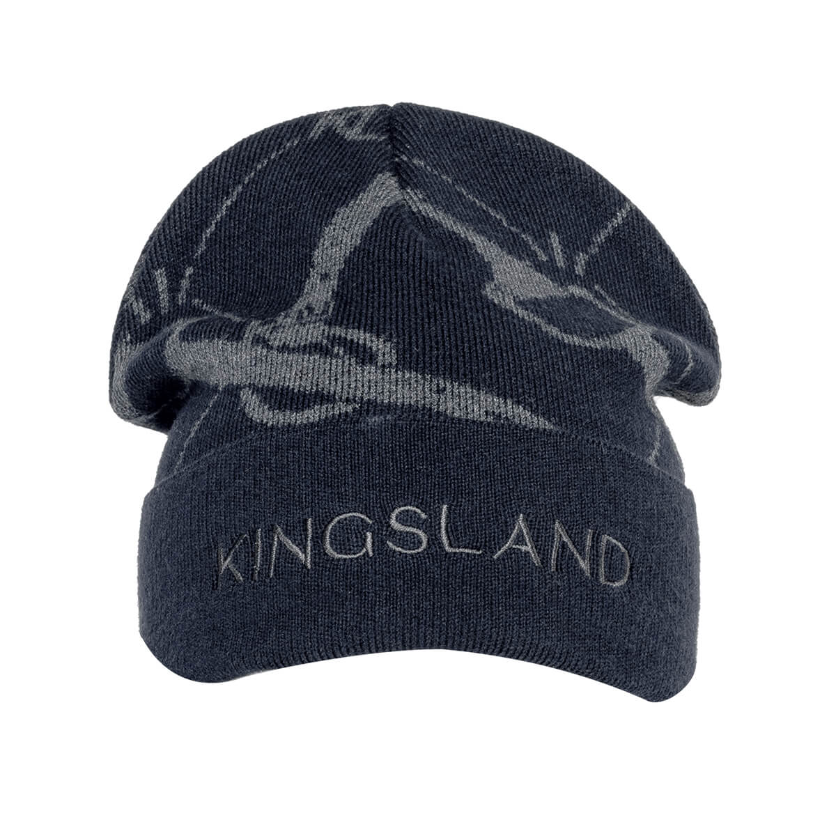 Kingsland Vea strikket hue | Navy str. onesize