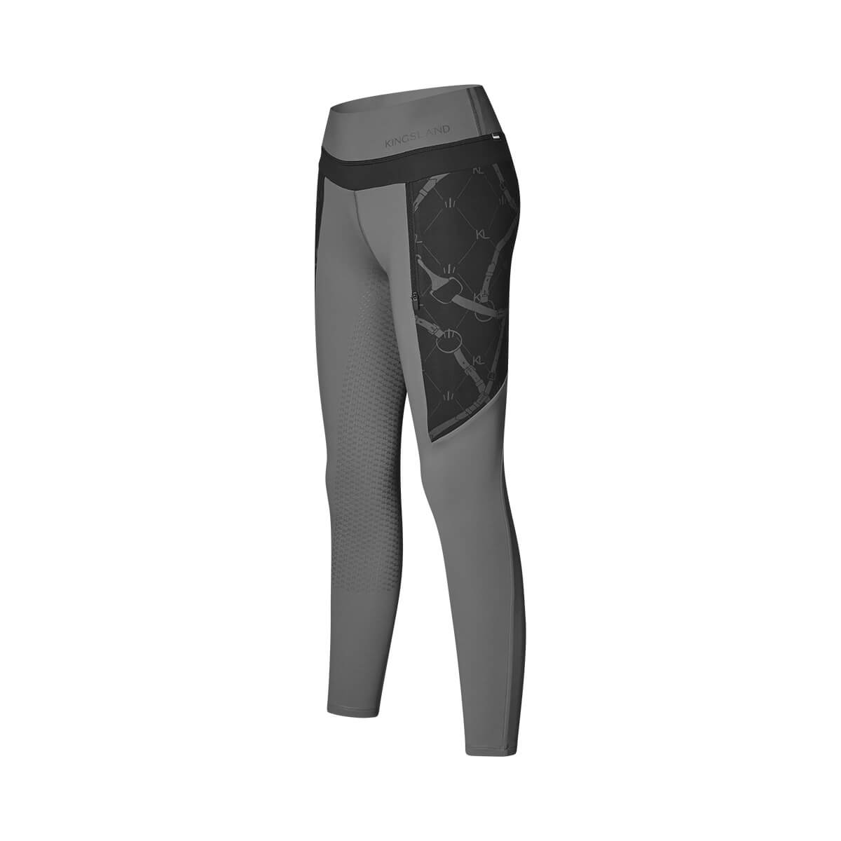 Kingsland Vea dame ridetights F-Grip F-Tec4 | Grey forged iron