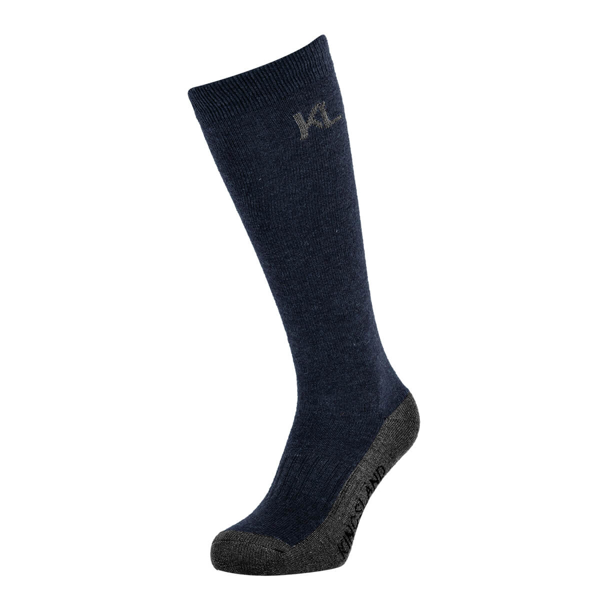 Kingsland Verona unisex uldmix ridestrømpe | Navy