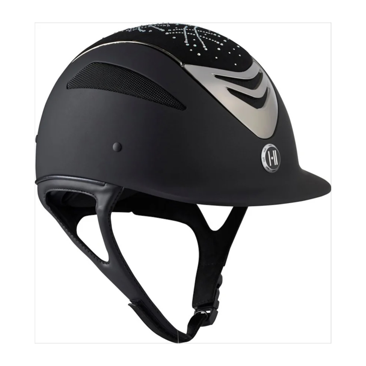 OneK Defender Pro ridehjelm matt | Sort rainbow chrome str. 1
