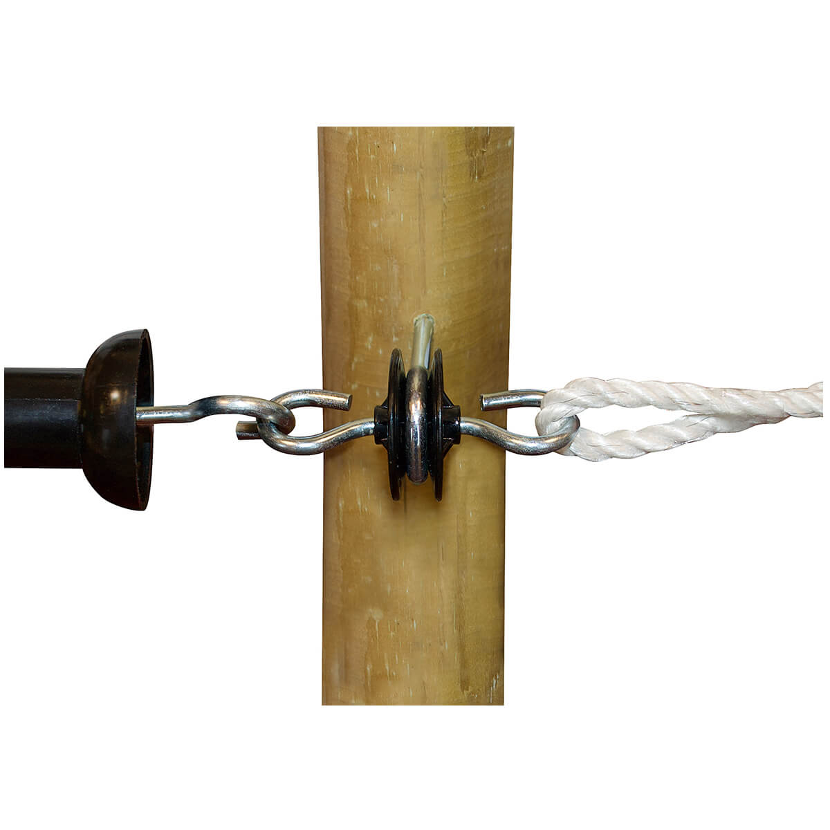 Isolatormskrueog2oejersort4stk 305 515 F 01