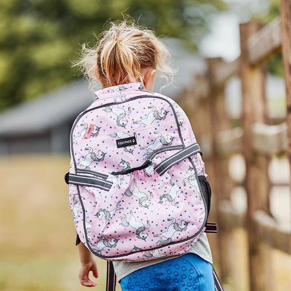 Equipage Kids Klara dot rygsæk | Orchid Pink