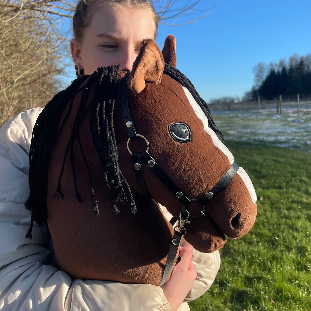 Kinnerups Lady Alba Brun kaephest
