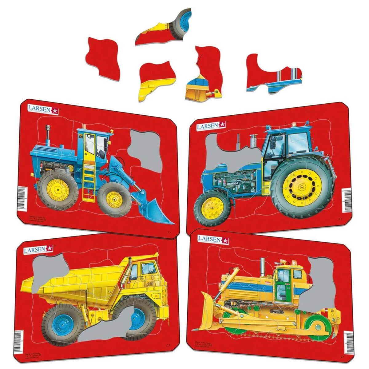 ByAstrup puslespil Entrepenoermaskiner 26100455