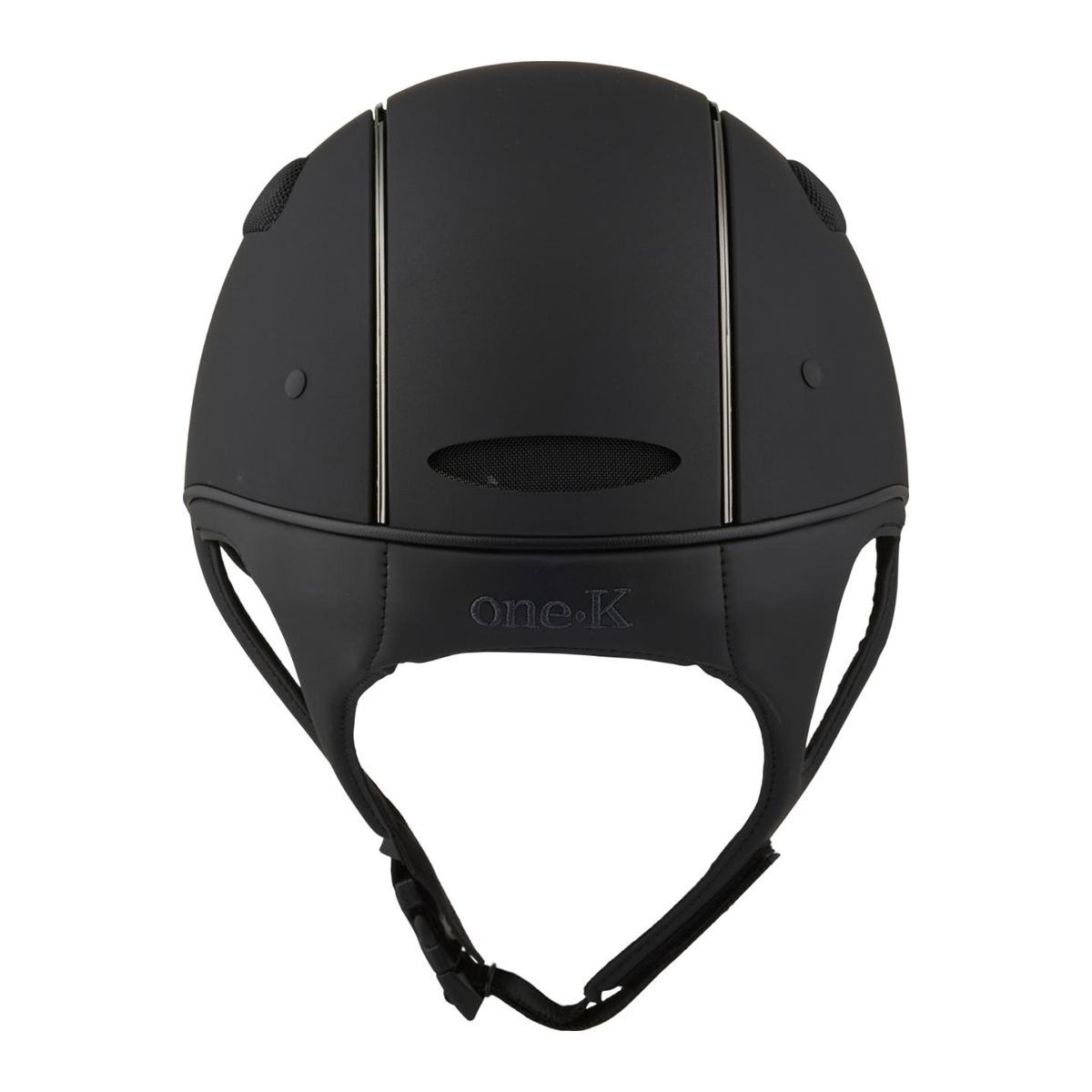 OneK Defender Pro ridehjelm matt Sort chrome pipe 01