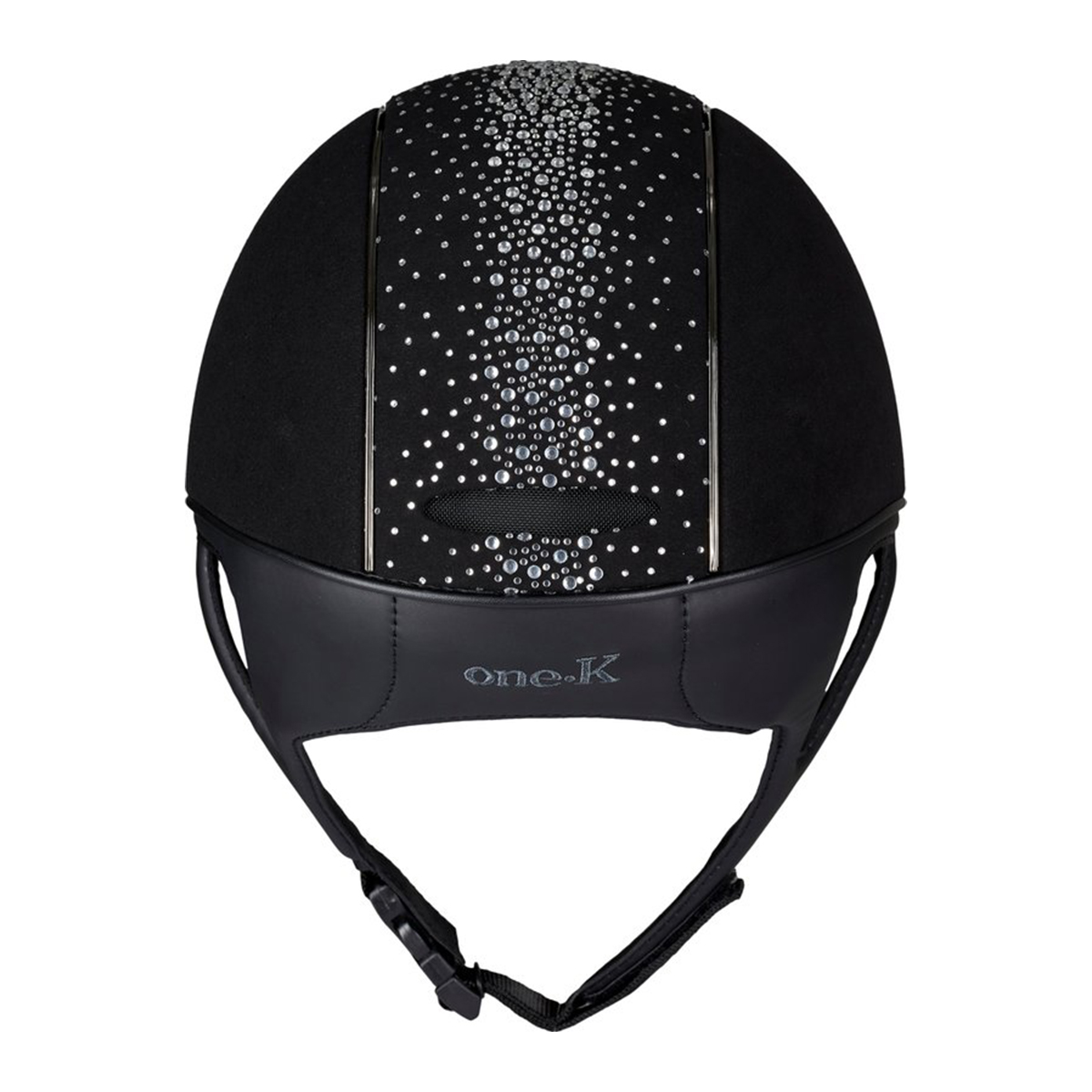 OneK Defender Elegant ridehjelm chamude Sort chrome sparkeltop 01