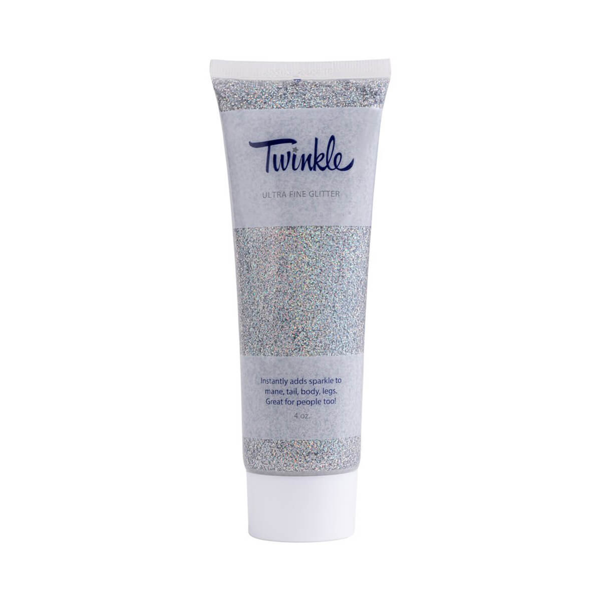 Twinkle glitter pels gel soelv 01