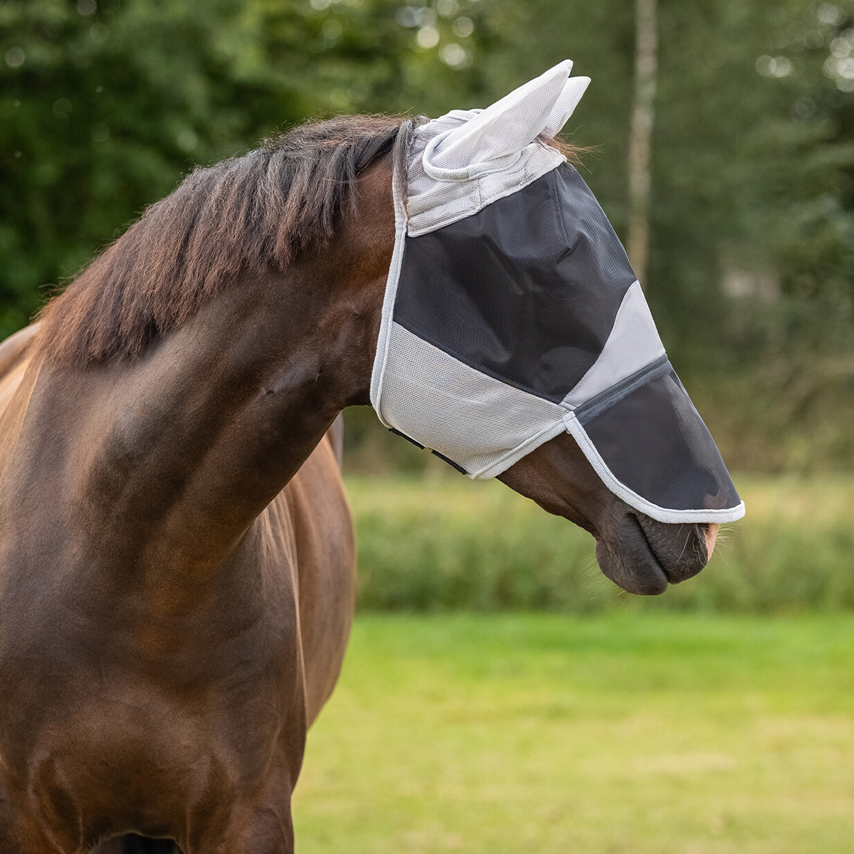 QHP Fluemaske Solaire grå