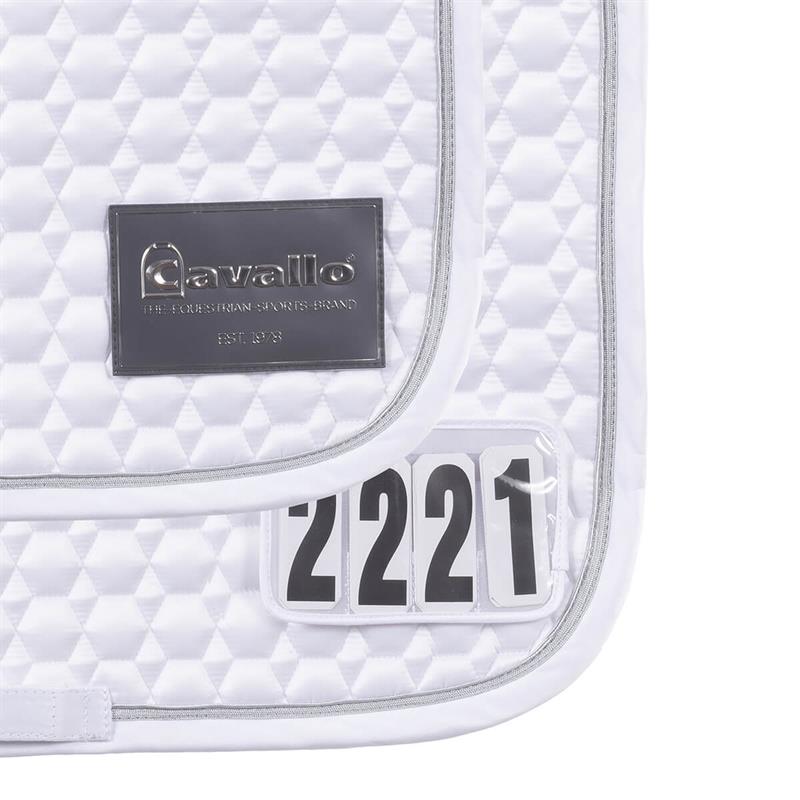 01 Cavallo Jolly dressurunderlag i hvid