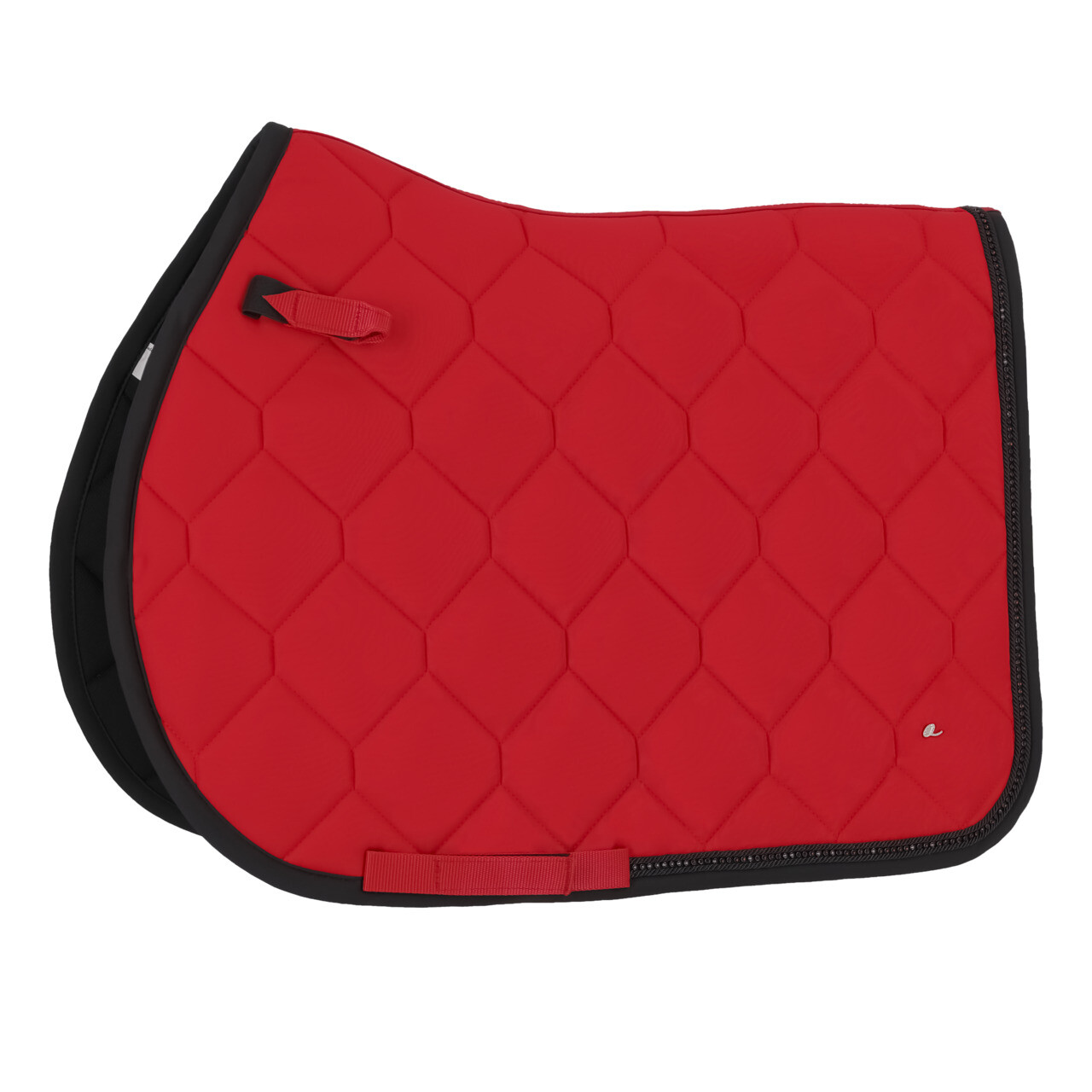 QHP Oakleigh kombineret sadelunderlag Sunset Red 01
