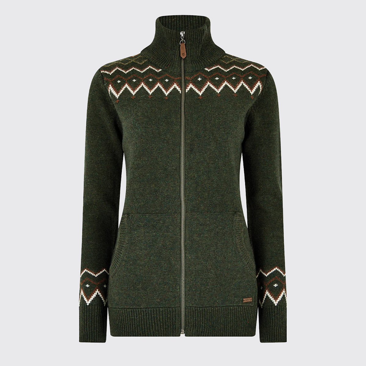 Dubarry Balbriggan cardigan m. lynlås | Olive