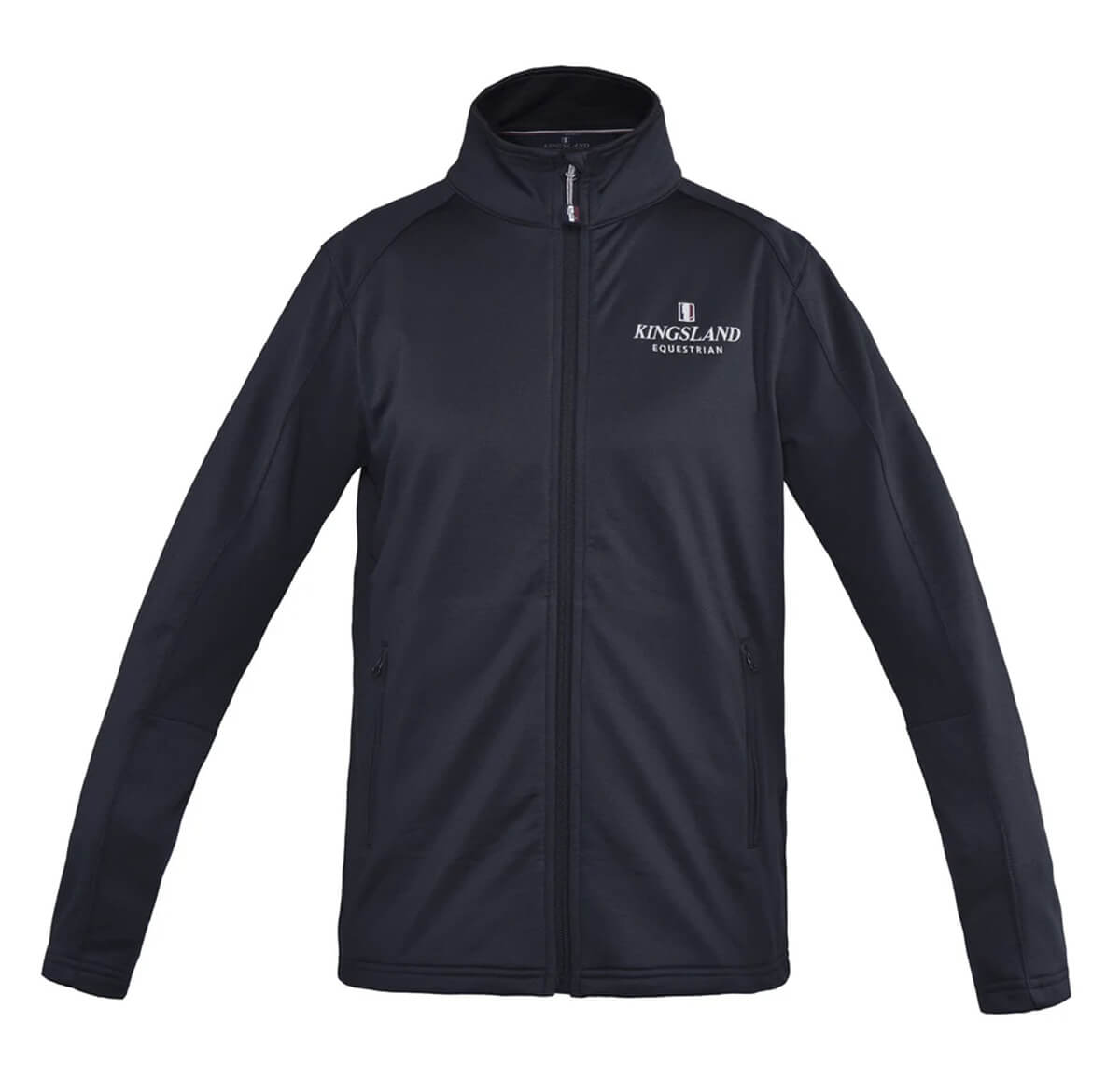 Kingsland Classic Unisex glat fleecetrøje | Navy