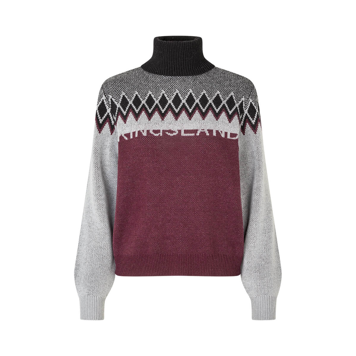 kingsland montez rullekrave striktrøje navy sort bordeux V 160101459 01
