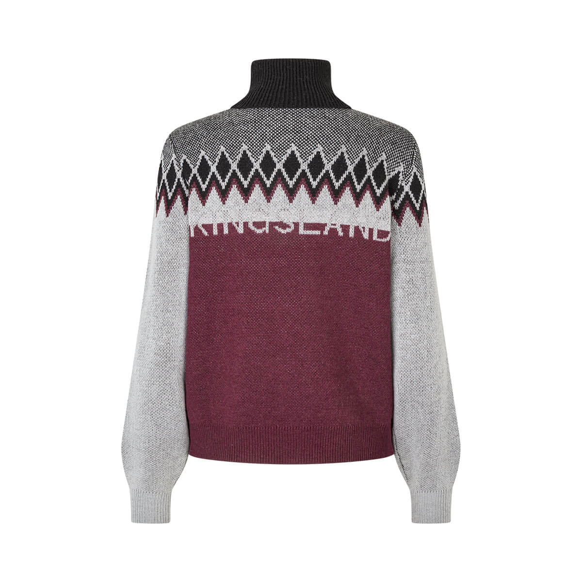 kingsland montez rullekrave striktrøje navy sort bordeux V 160101459 01