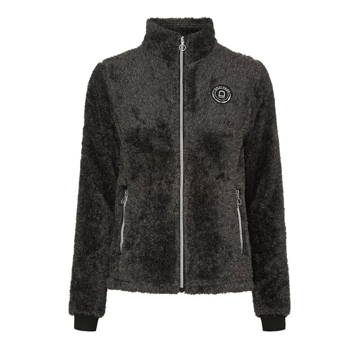 Equipage vinnie zip cardigan sort V 160101532 01