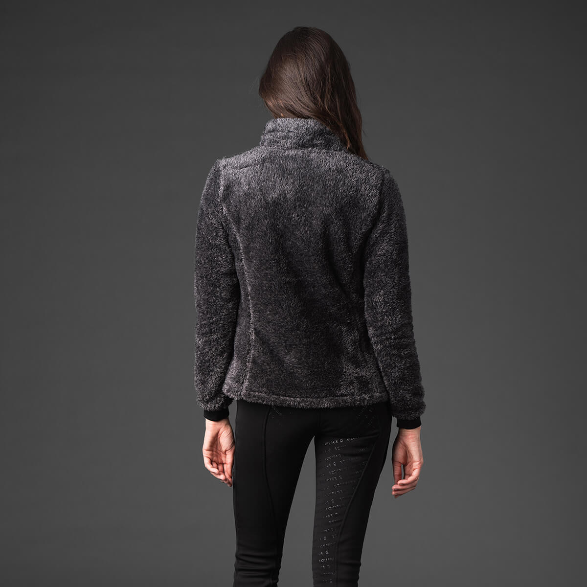 Equipage vinnie zip cardigan sort V 160101532 01