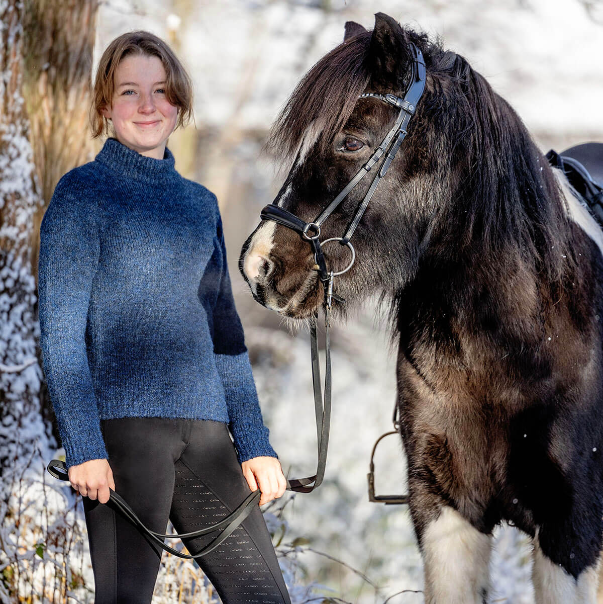 catago valerie striktrøje navy V 160101544 01