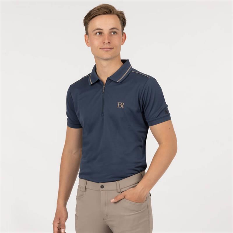 BR Polo Collin herre | Navy Sky