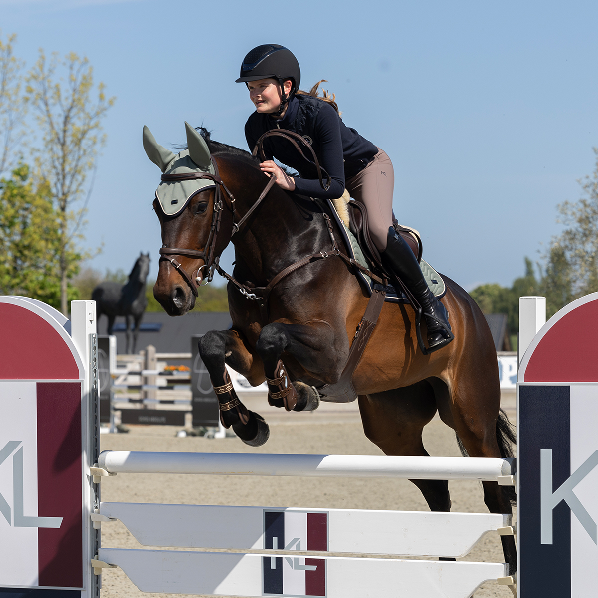 Kingsland Leighton dame hybridjakke Navy 01