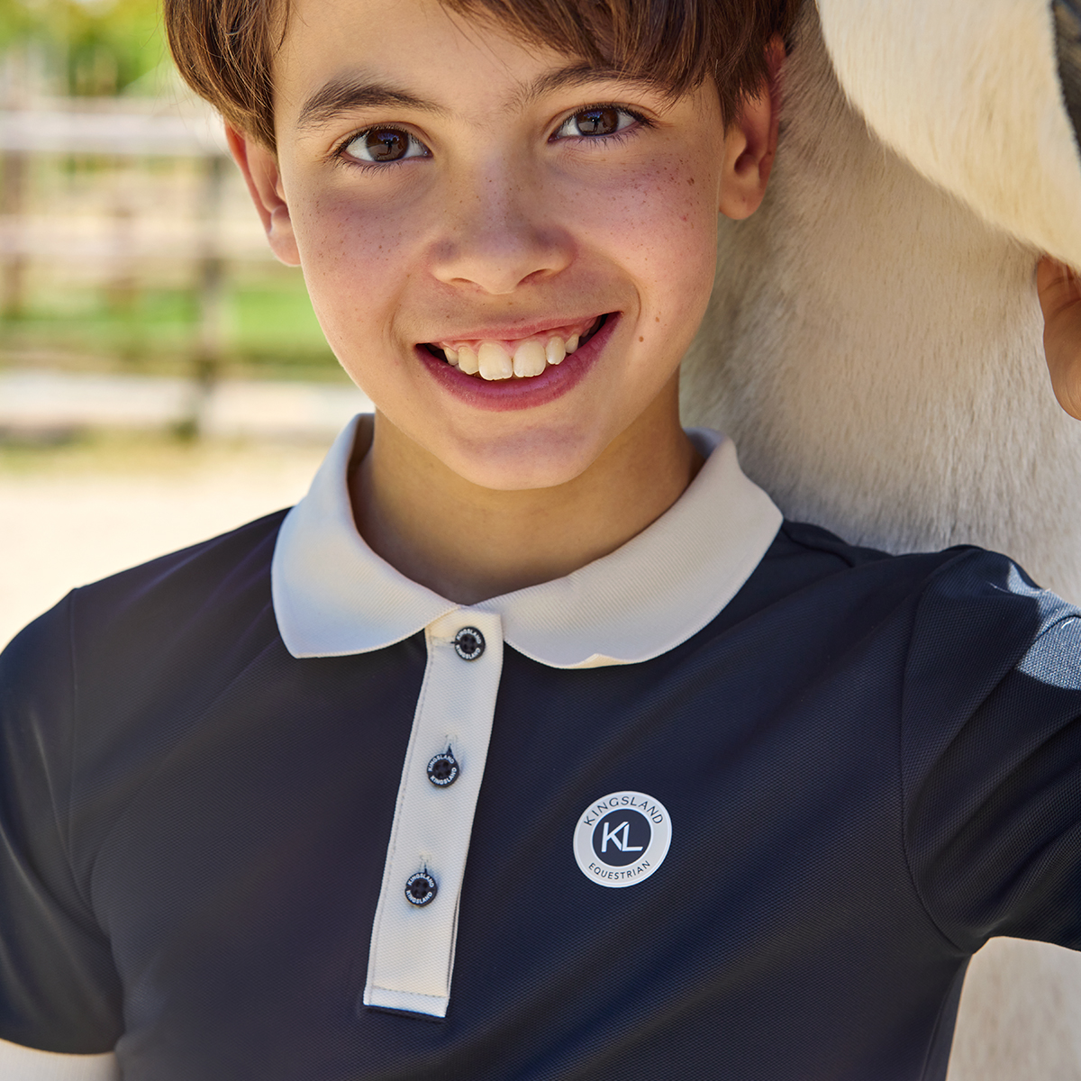 Kingsland Laura junior polo navy 01