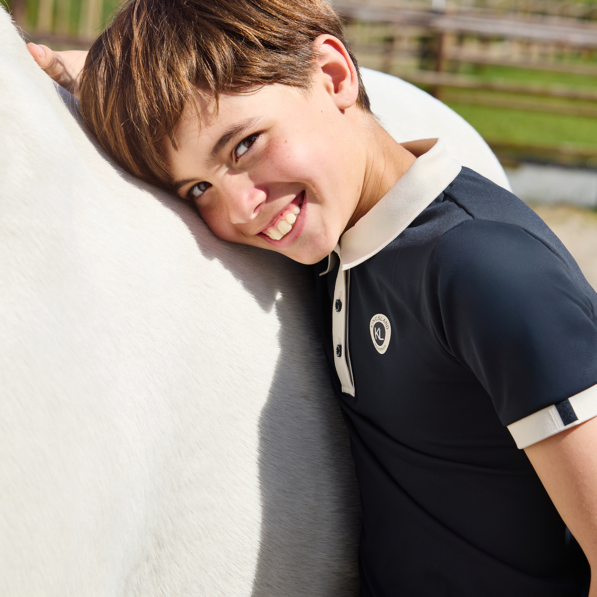 Kingsland Laura junior polo navy 01