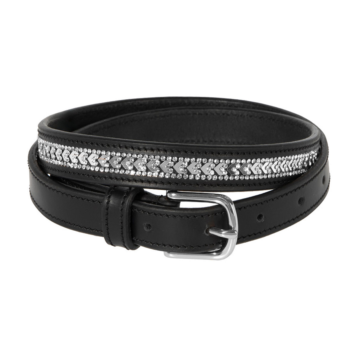 Harrys Horse Bælte Sparkling Arrow | Sort/sølv