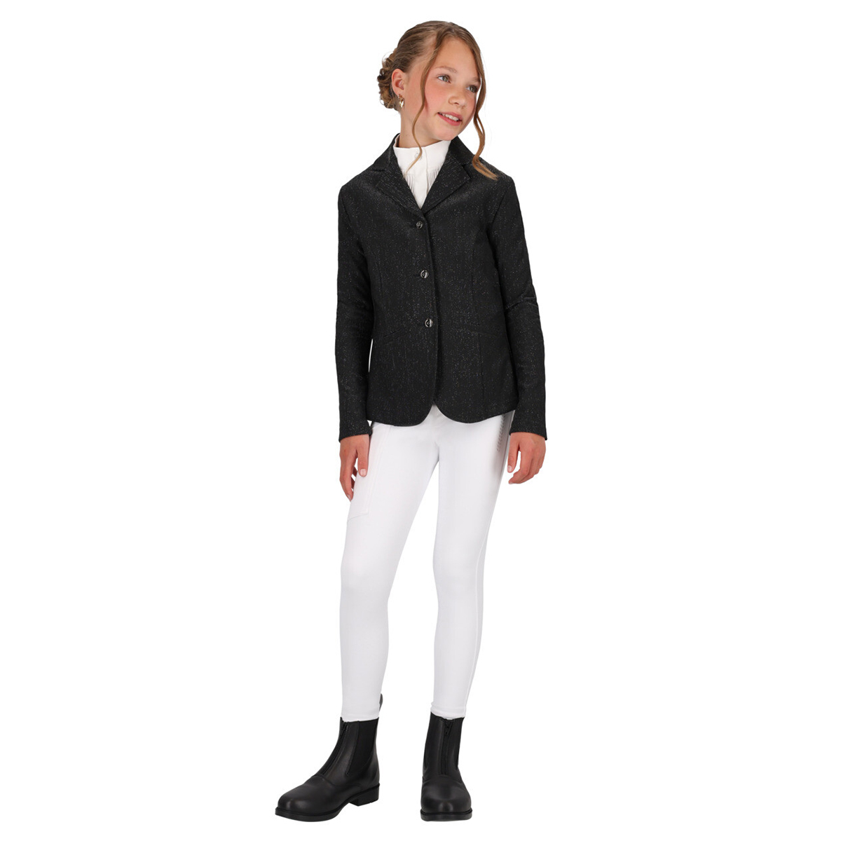 QHP Kynlee junior staevnejakke sort 01