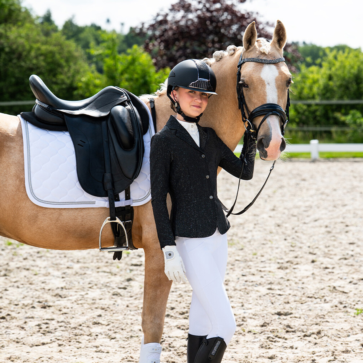 QHP Kynlee junior staevnejakke sort 01