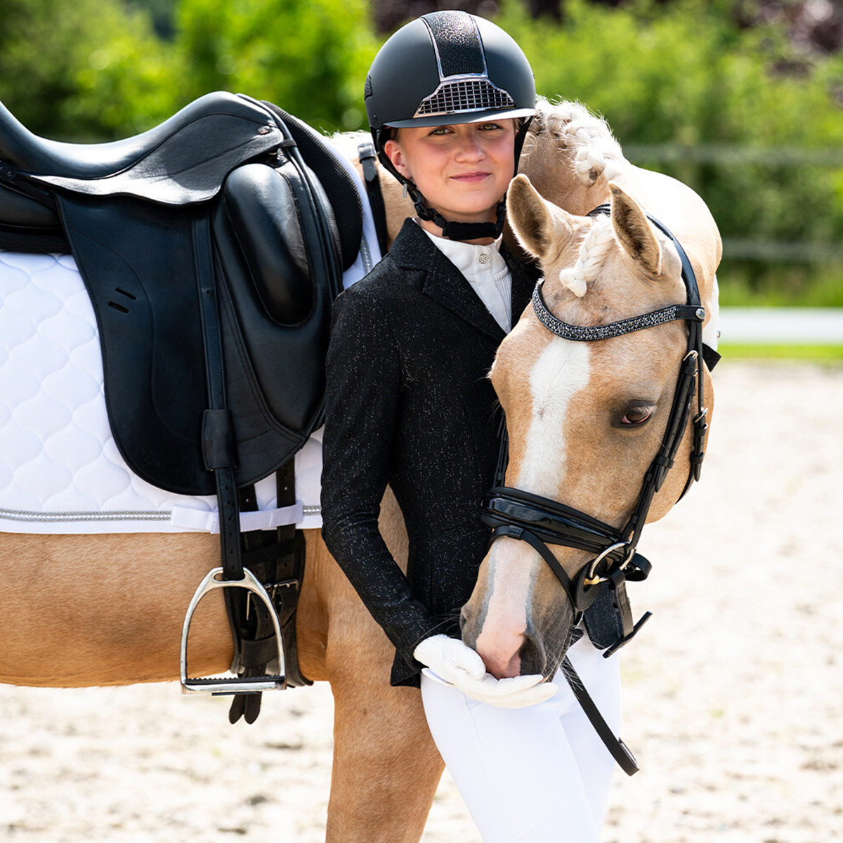QHP Kynlee junior staevnejakke sort 01