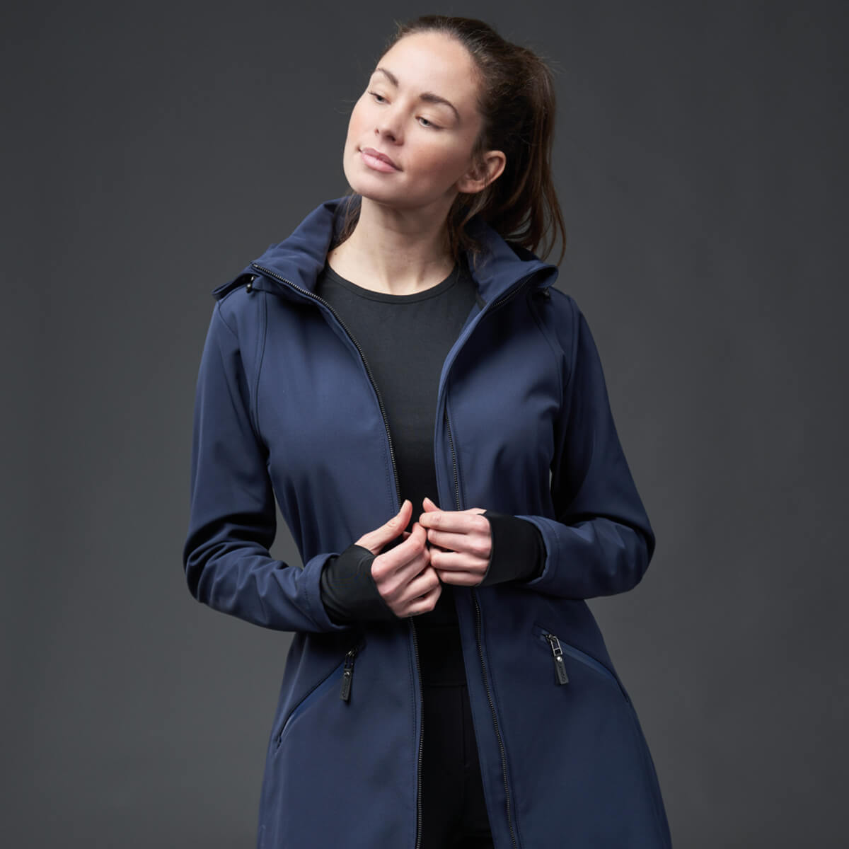 01 V 163603126 01 lang softshell jakke navy