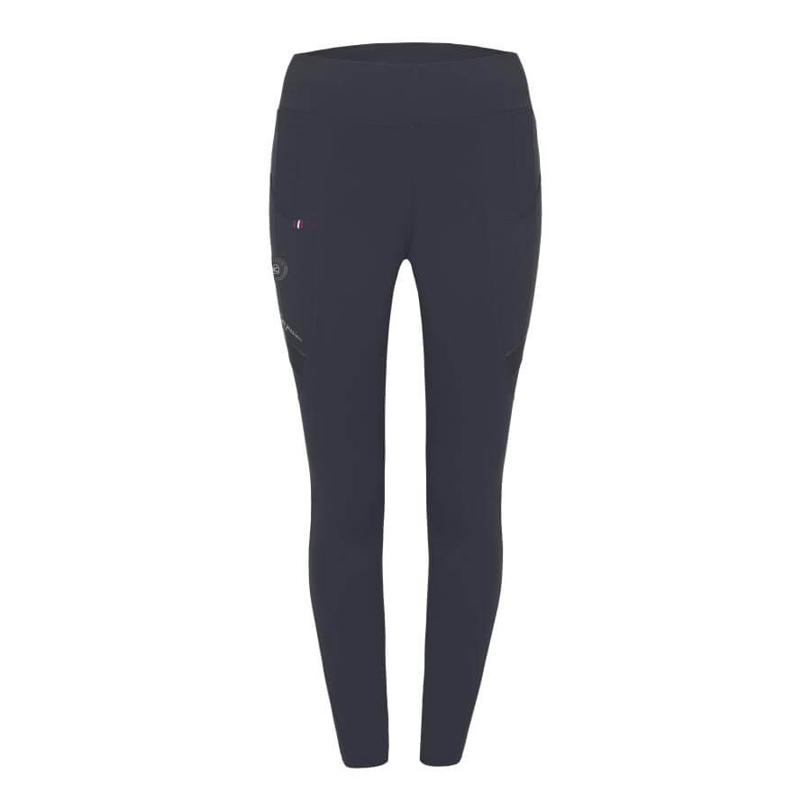 Cavallo Lin ridetights m. fuld grip | Grå