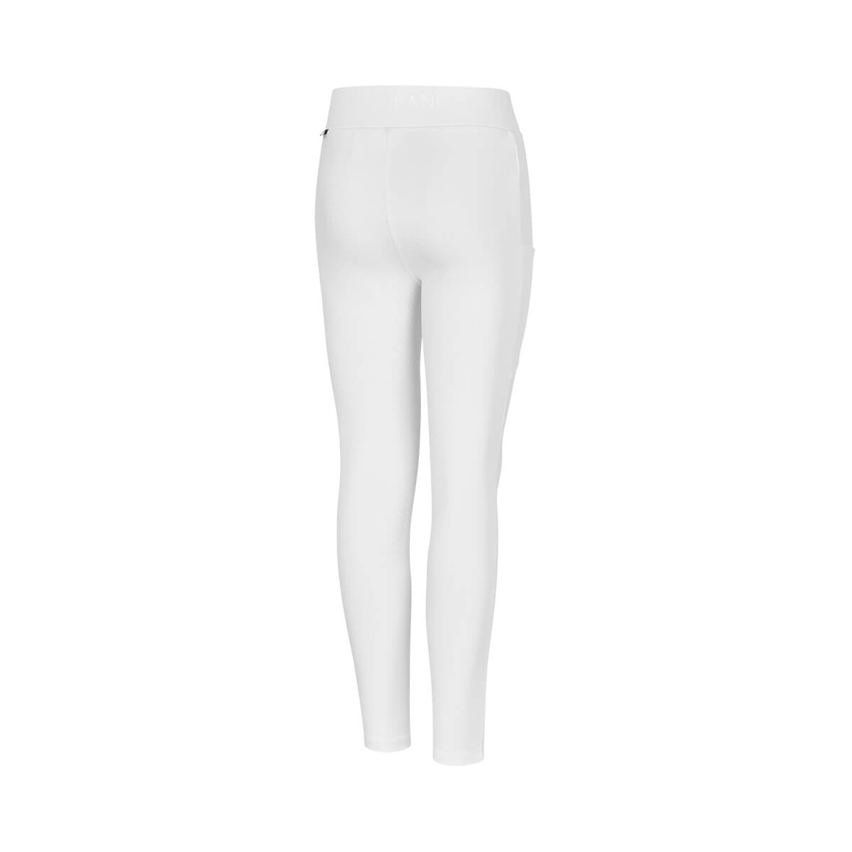Kingsland melody junior vinter ridetights med foer fullgrip hvid V 16372704 01