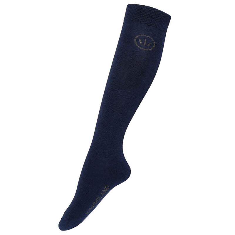 Kingsland Fiorella uldmix knæstrømpe | Navy
