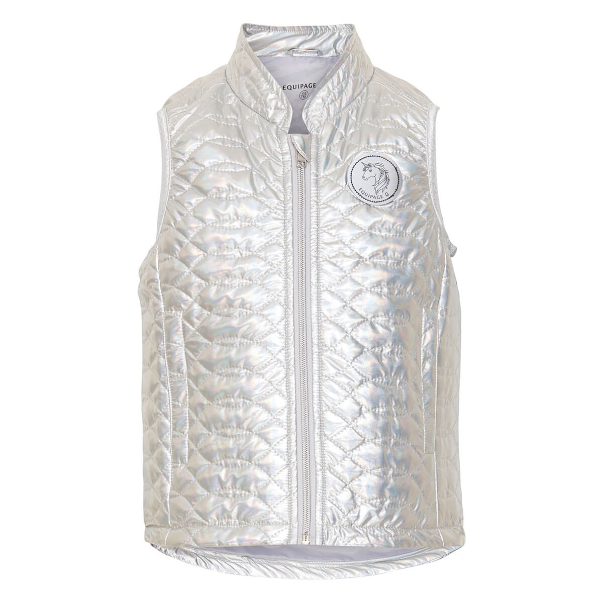 Equipage Kids Khloe vest | Silver rainbow