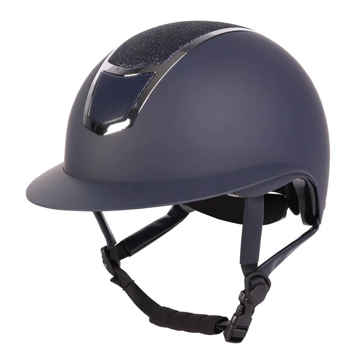 Harrys Horse Mont Blanc Ridehjelm sparkle | Navy sølv