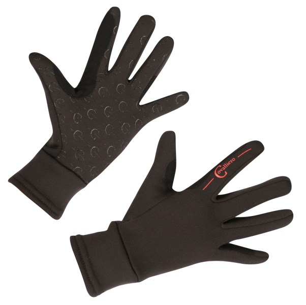 Covalliero Junior fleecehandske | Sort