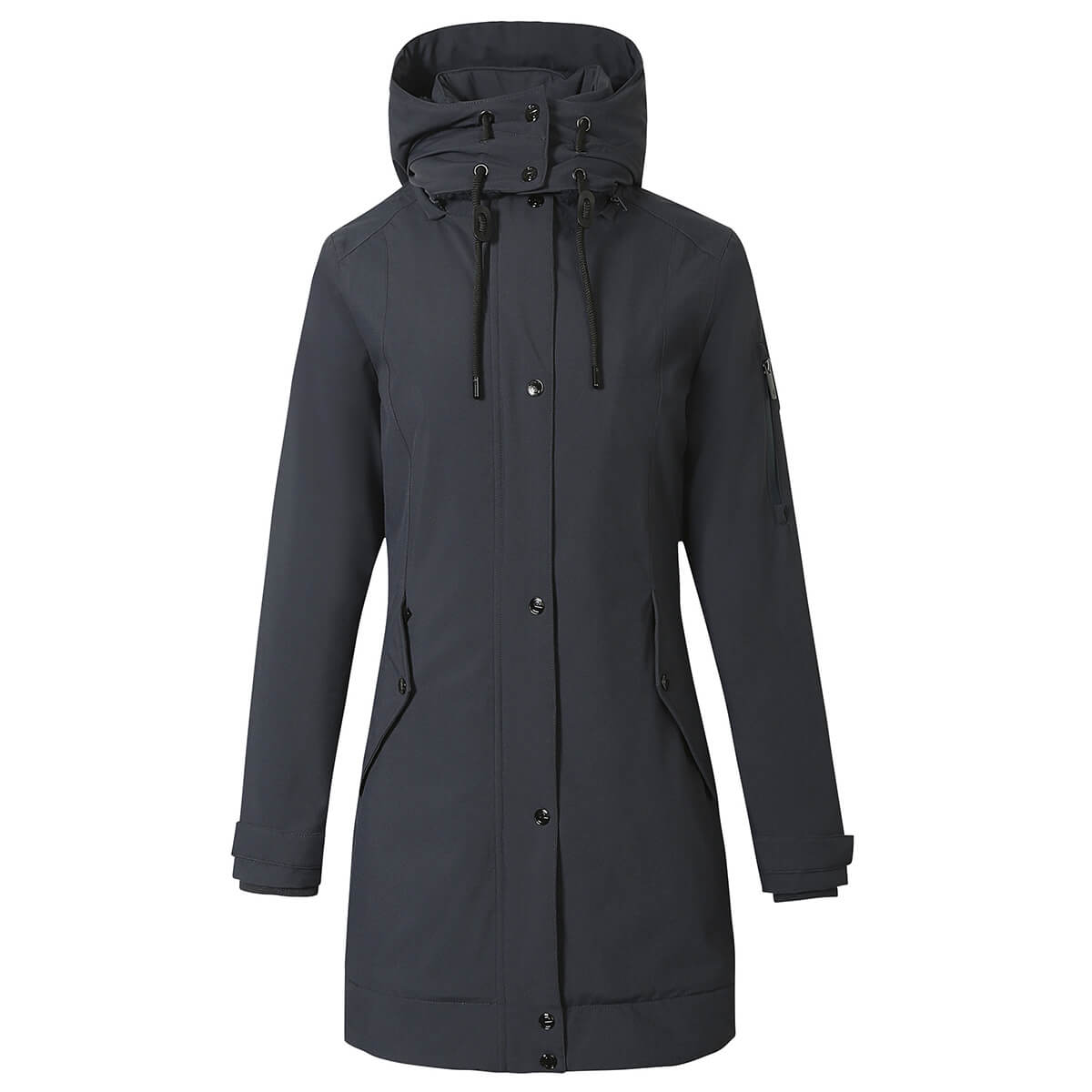 Covalliero Parka ridejakke | Dark navy