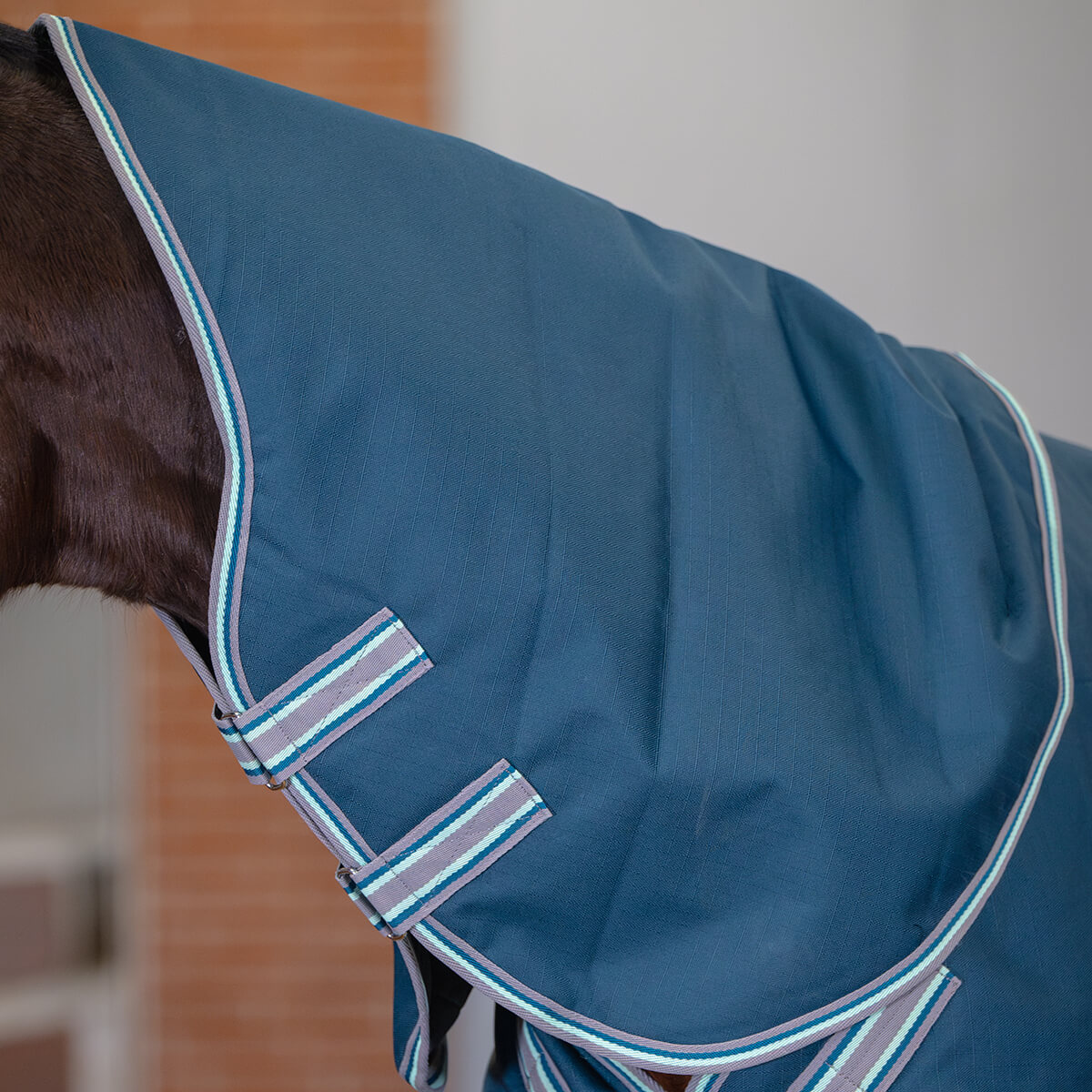 Kinnerup Supreme Light hals 1200D 200g | Petrol